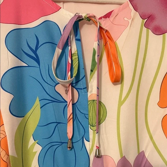 Chic Soul Colorful Floral Dress - Picture 4 of 4